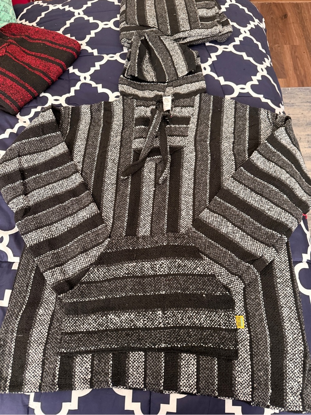 Men's Authentic Molina Baja Hoodie - Black & Gray XL